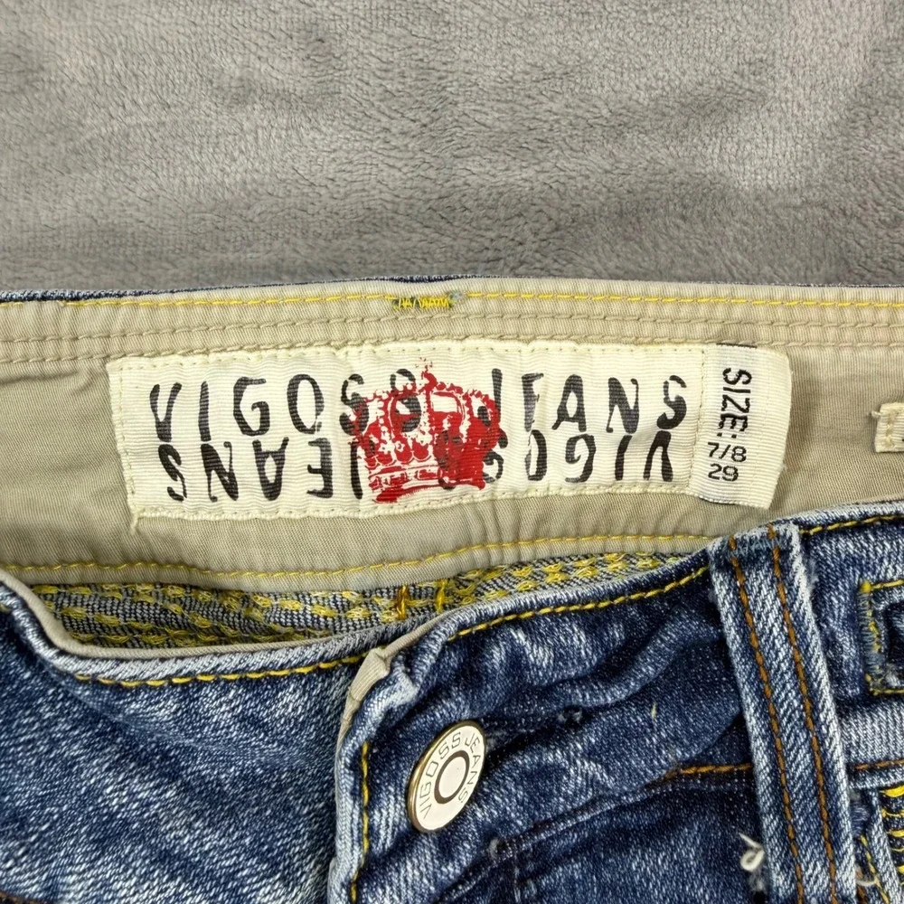 Vigoss Bermuda Denim Shorts Women's 7/8 - 29‎ Blue Jean Shorts